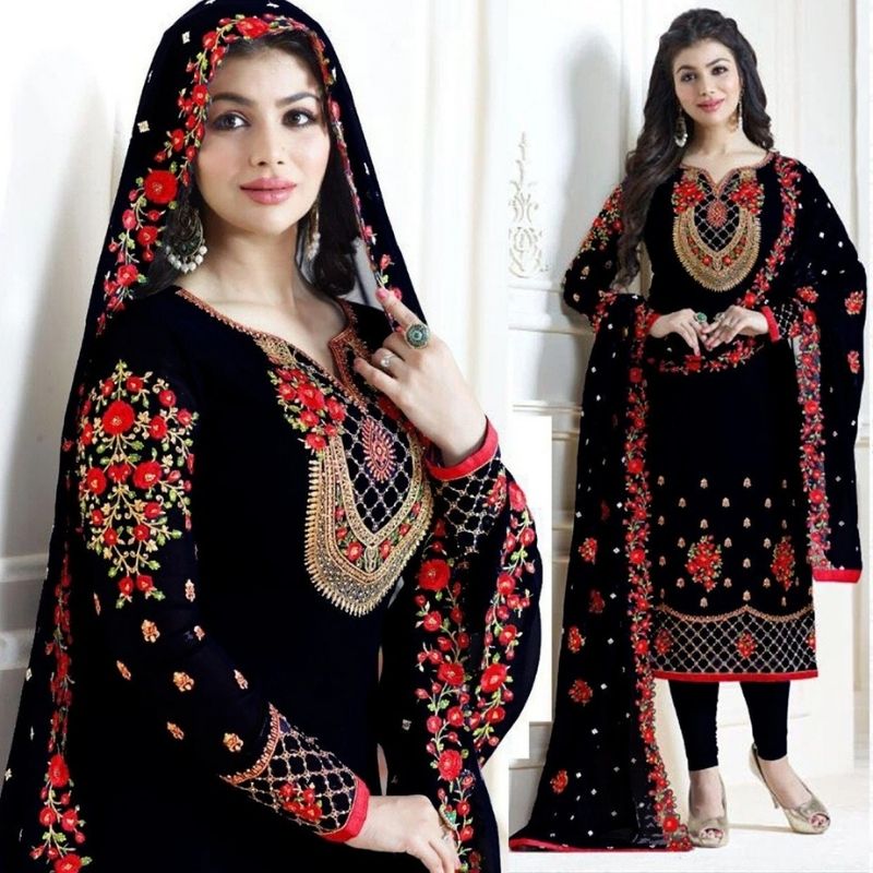 Indian Semi-Stitched Weightless Soft Georgette Salwar Kameez For Women - SK86